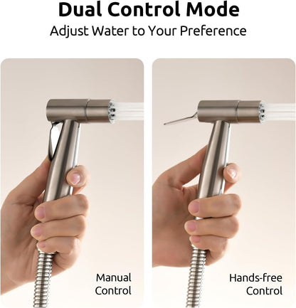 Arofa Handheld Bidet Sprayer for Toilet - 2 Pack Bidets Faucet for Existing Toilets Cloth Diaper Jet Sprayer, Stainless Steel Muslim Shower with Bidet Hose for Feminine Wash
