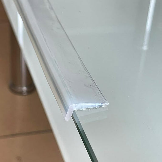 Edge Protector 100% Silicone, Single-Side Adhesive Baby Proofing Corners Clear Guards for Kids Safety, Child Table Cabinets Furniture Bumper (1/5x4/5 in, 3 FT)