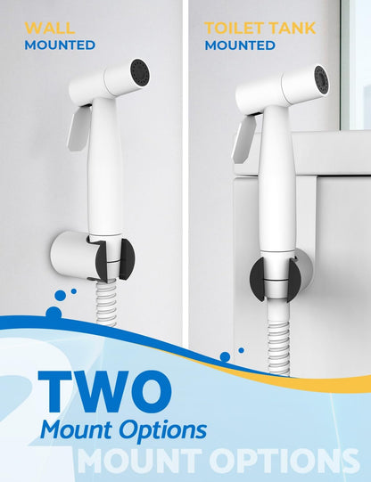 BRITULIF Handheld Bidet Sprayer for Toilet, Jet Sprayer for Toilet Muslim Shower, Adjustable Cloth Diaper Sprayer Bidets Attachment for Toilet, Toilet Bidet Sprayer with Bidet Hose for Feminine Wash