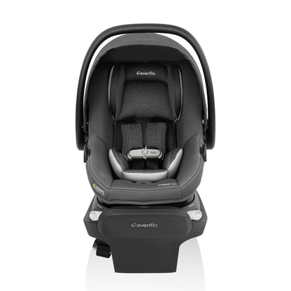 Evenflo Revolve180 LiteMax NXT Rotating Rear-Facing Lightweight Preemie and Infant Car Seat 3-30lbs. with SensorySoothe. Easy Install with Base (Agate Purple)