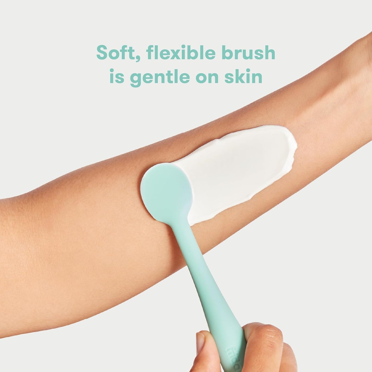 Frida Baby Diaper Cream Spatula, 100% Silicone Butt Spatula for Baby, Diaper Cream Applicator for Easy + Clean Use of Butt Paste & Diaper Rash Cream, BPA- Free, Teal