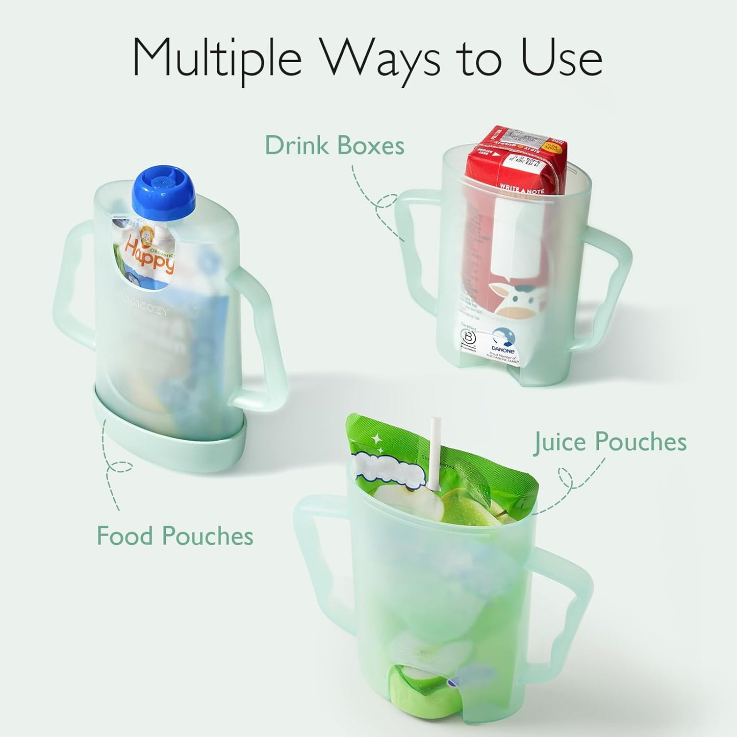 Momcozy Baby Food Maker Essentials Series, Includes the Squeeze Station, Pouch Holder No Squeeze for Easy, Mess-Free Meal Prep