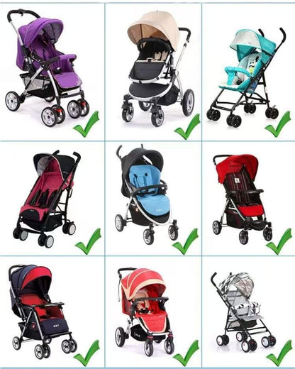 MINILUJIA Universal Storage Bag Stroller Accessories Large Capacity Diaper Bag Wearable Backpack Stroller Organizer Travel Stroller Backpack Attachment Versatile Bag