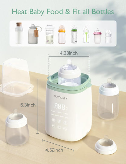 Momcozy 3 Layers Large Bottle Sterilizer and Dryer & Momcozy Bottle Warmer