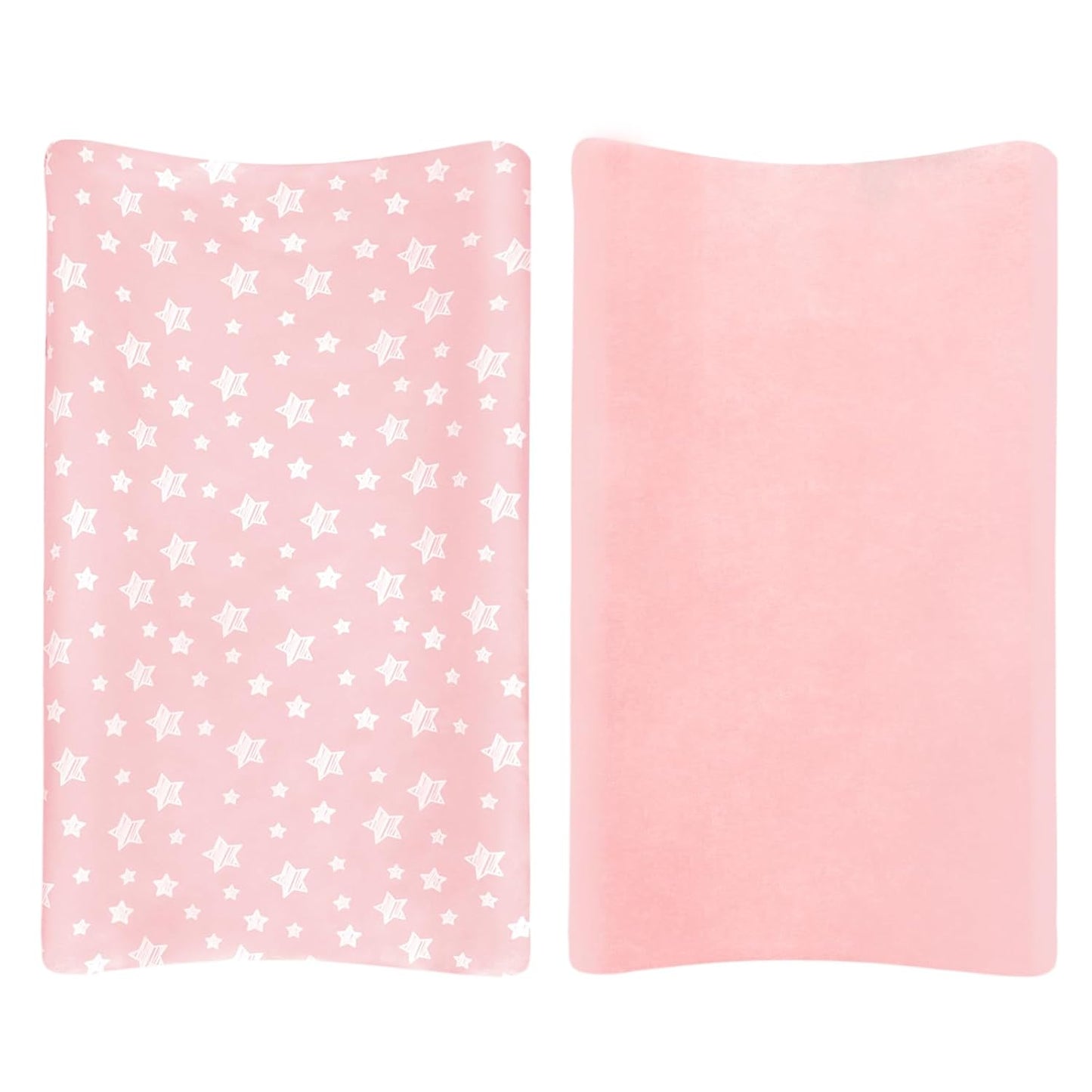 Pack and Play Sheets, 2 Pack Mini Crib Sheets, Stretchy Playard Fitted Sheet, Compatible with Graco Pack n Play, Soft and Breathable Material, Planet & Flower