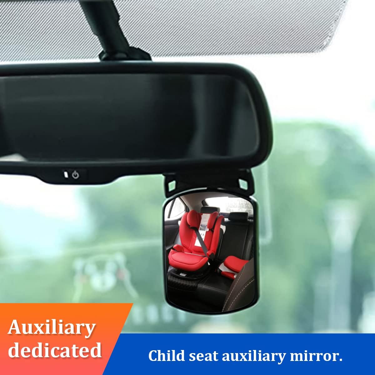 Baby Car Interior Rearview Mirror, Special Mirrors For Observing The Rear Row, Convex Wide Angle HD Clear Baby Child Vehicle Seat Auxiliary Mirror, Universal for SUV Truck Van