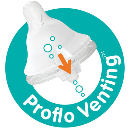 Evenflo Feeding Piece of 6 Balance Plus Wide Neck Nipples for The Balance Plus Wide Neck Baby Bottles, 0 Months and Up