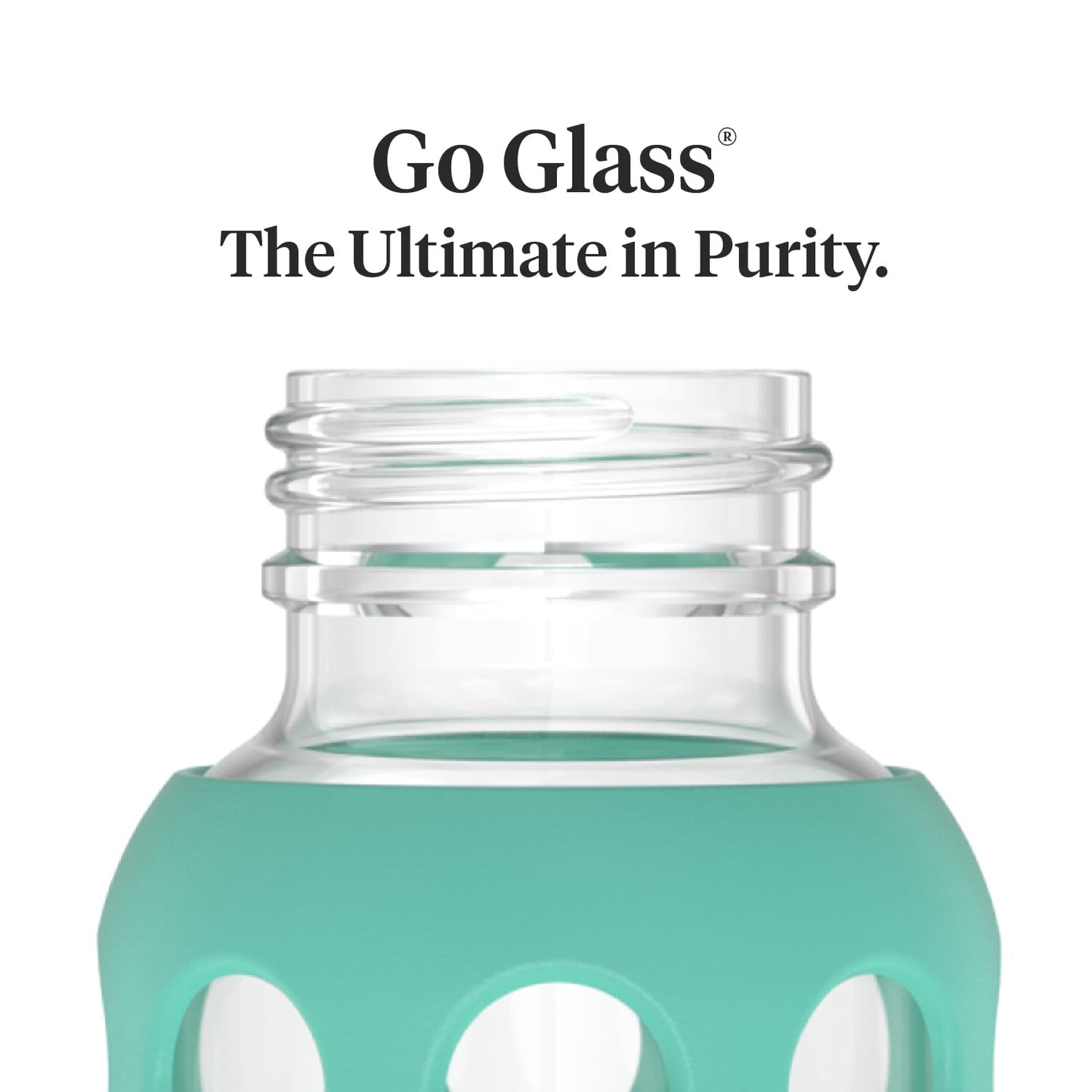 Lifefactory Glass Baby Bottle with Stage 1 Nipple and Protective Silicone Sleeve Cantaloupe, 4 Oz