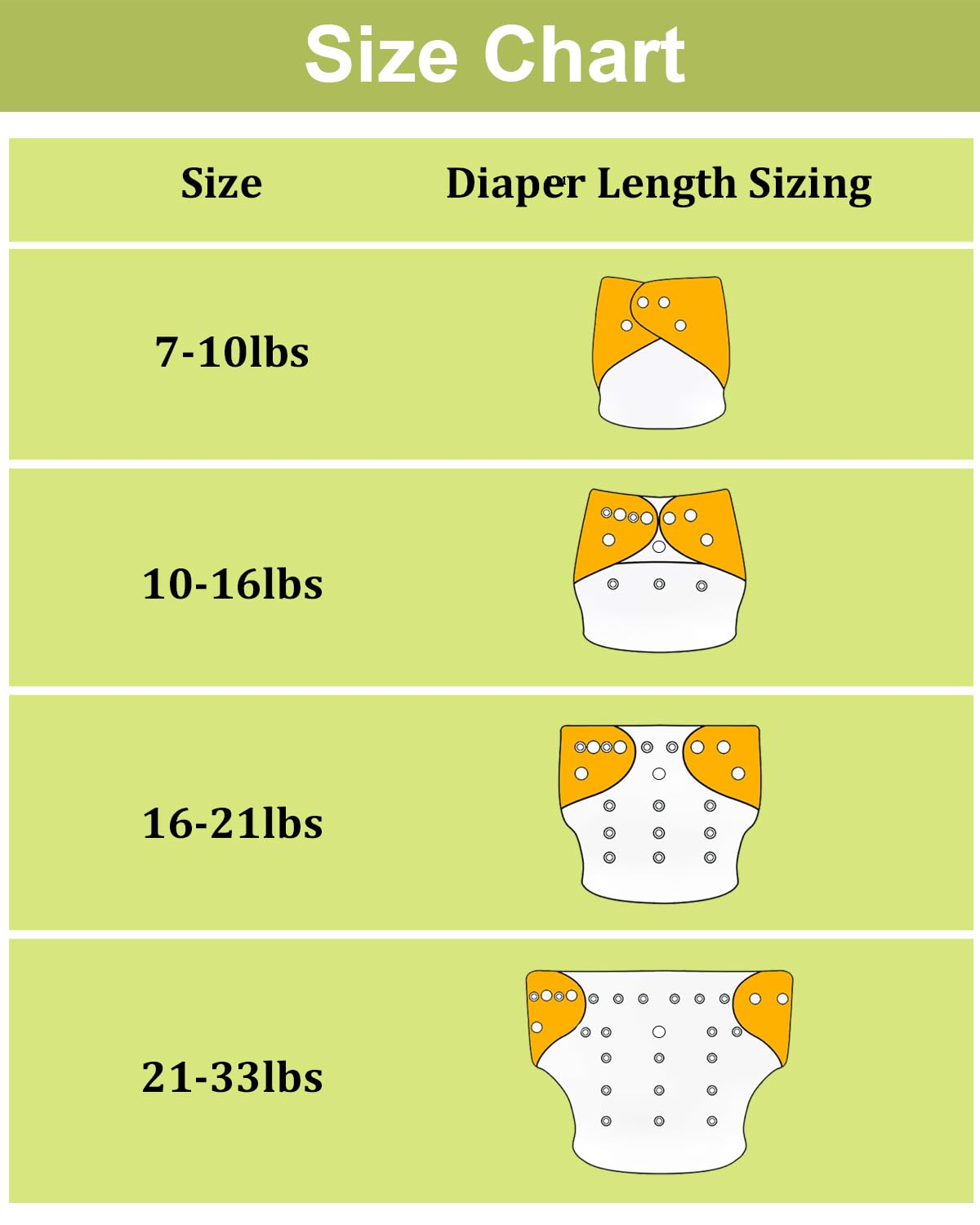 babygoal Cloth Diaper Covers 6 Pack with Wet Bag for Fitted Diapers and Prefolds with Double Gussets, Adjustable and Reusable for Baby Boys and Girls