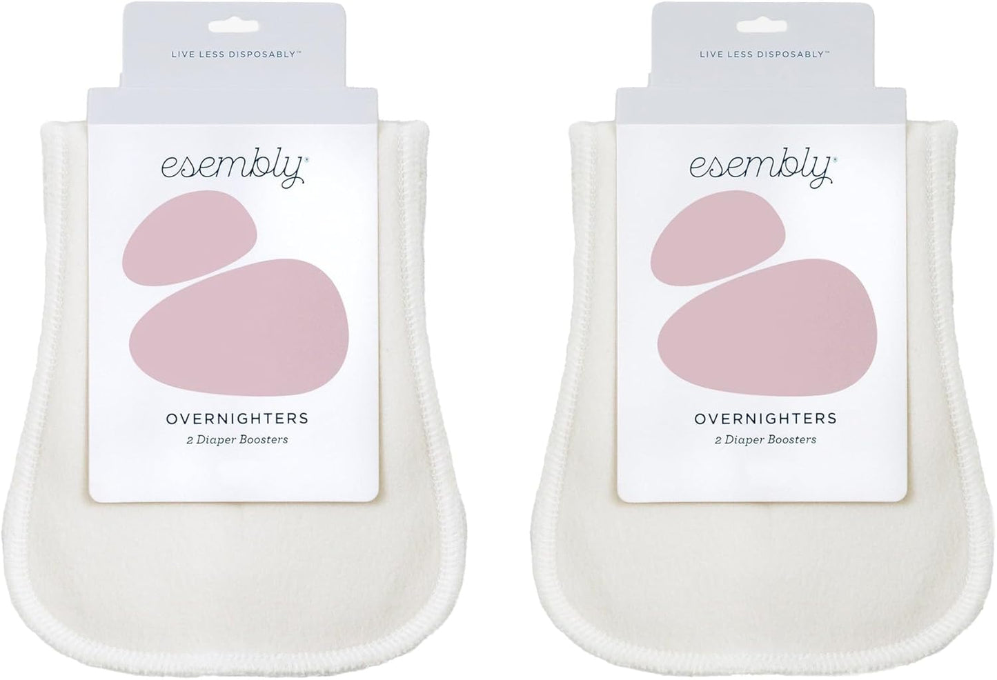 Esembly Tossers – Disposable Bamboo from Viscose Diaper Liners for Cloth Diapers – Earth-Friendly, Fragrance-Free, Chlorine-Free – One Size, 200 Liners (2-Pack of 100-Liner Rolls)