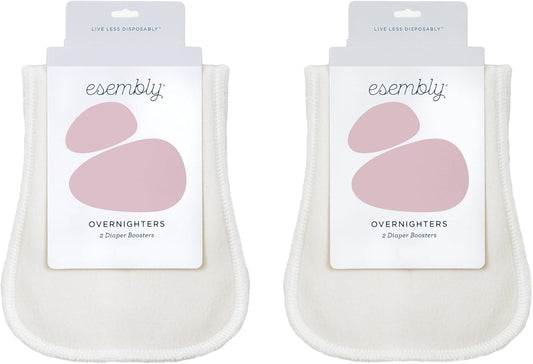 Esembly Tossers – Disposable Bamboo from Viscose Diaper Liners for Cloth Diapers – Earth-Friendly, Fragrance-Free, Chlorine-Free – One Size, 200 Liners (2-Pack of 100-Liner Rolls)