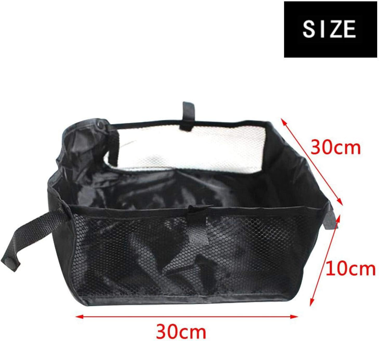 1Pc Baby Stroller Bottom Basket, Under Baby Stroller Storage Basket, Oxford Fabric, Universal Stroller Organizer with Large Storage, for Baby Strollers