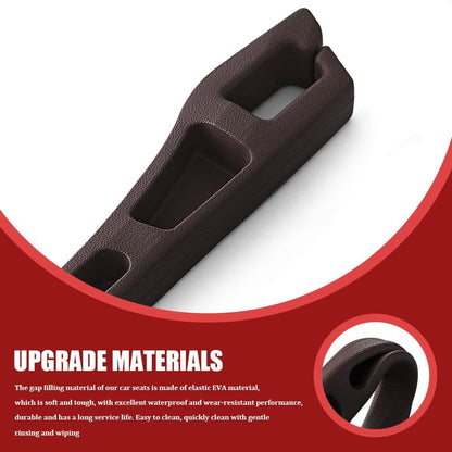 2PCS No Drop Seat Guard, Car Seat Gap Filler, Multi-Function Car Side Gap Filler for Prevent Items Falling, Universal Auto Blocker Between Seats Auto Organizer Accessories for Most Cars