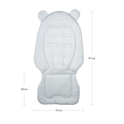 Stroller Seat Liner Universal Reversible Pram Pushchair Cushion Pad Breathable Kids Car Seat Mat Washable Baby Stroller Accessory
