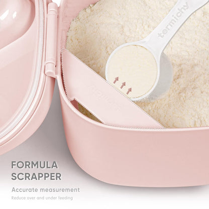 Termichy Baby Formula Dispenser, Portable Formula Dispenser Container with Scoop and Carry Handle for Travel Outdoor Activities for Baby Infant, 500ml
