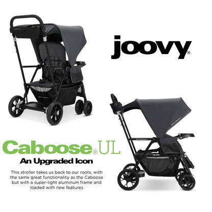 Joovy Caboose LX Tandem Stand-on Stroller, Black