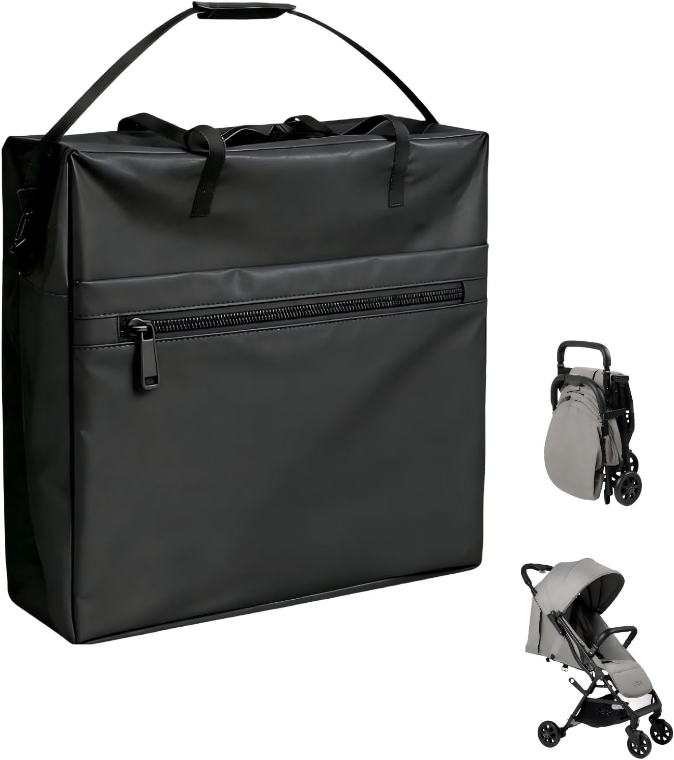 Baby Travel Stroller Bag - Compact & Airplane-Friendly Bags for MAMAZING 11.6 Lbs Lightweight Baby Strollers, Waterproof Carry Case for Car and Airplane Traveling, Black