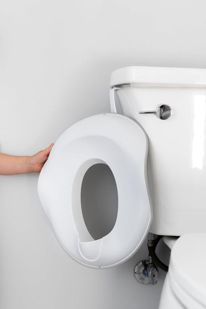 Ubbi Multi-Use Potty and Utility Hook, No Hardware Or Installation Needed, Durable and Sturdy to Hang Over Toilet Tank Or Door, Polypropylene, White