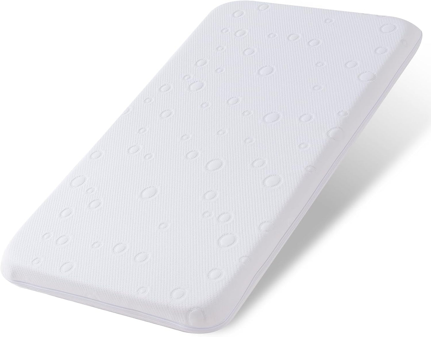 Baby Bassinet Mattress Pad, 41" x 29" x 2" Dual Sided Gel Memory Foam Mattress with Breathable Removable Soft Cover Fit for 4moms Breeze Plus Portable Playard