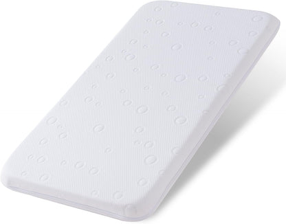 Baby Bassinet Mattress Pad, 41" x 29" x 2" Dual Sided Gel Memory Foam Mattress with Breathable Removable Soft Cover Fit for 4moms Breeze Plus Portable Playard