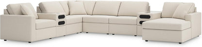 Signature Design by Ashley Modmax Coastal Press-Back Swivel Glider Rocker Recliner with Machine Washable Cover, Hidden Storage Compartments and 2 Bolster Pillows, Beige - Colors B