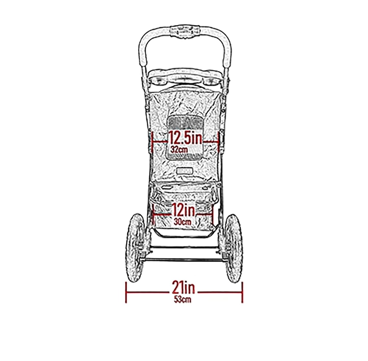 Pet Gear No-Zip NV Pet Stroller for Cats/Dogs, Zipperless Entry, Easy One-Hand Fold, Gel-Filled Tires, Plush Pad + Weather Cover Included, Caribbean Blue