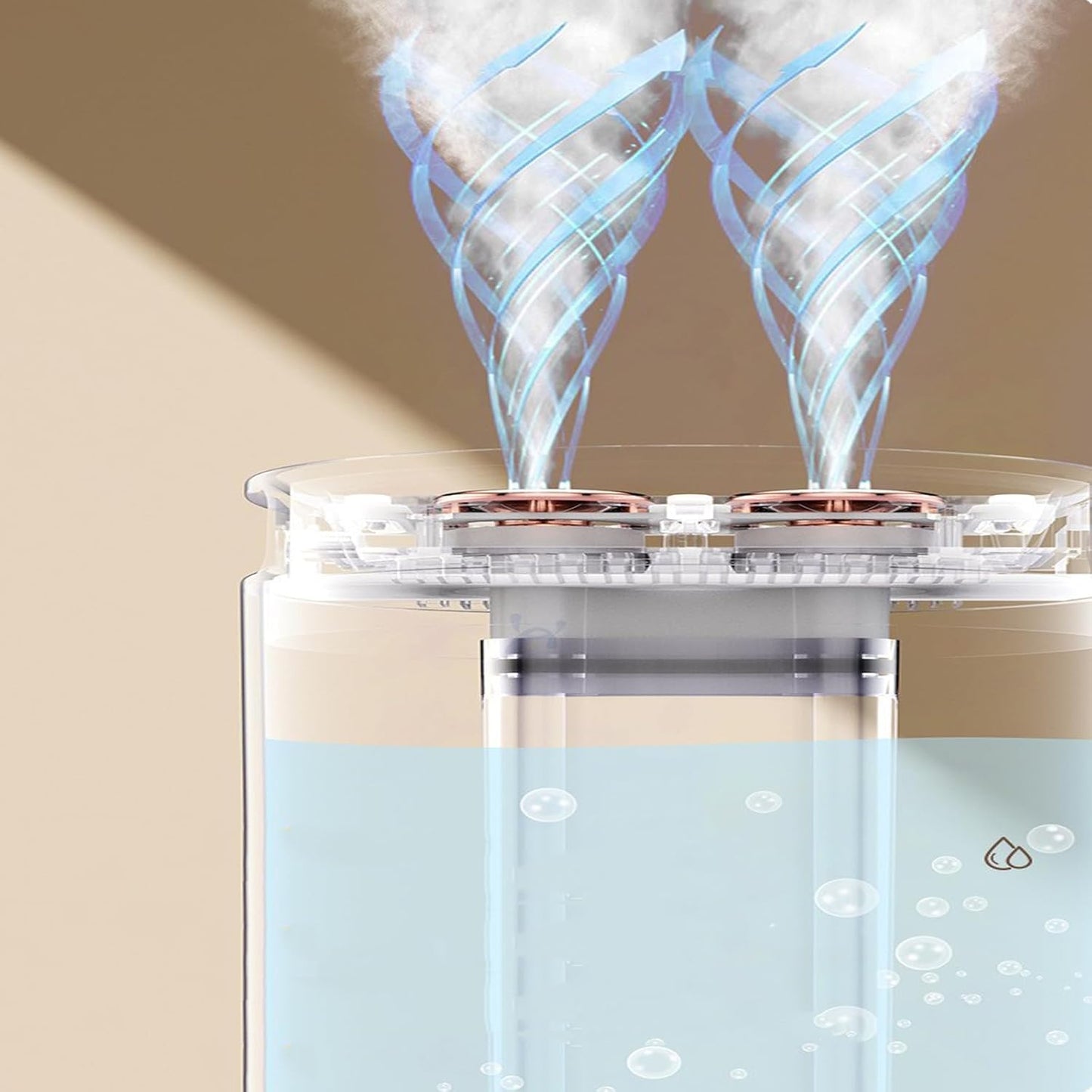 Humidifiers for Bedroom, Top Fill 1.5L Supersized Cool Mist Humidifier with Oil Diffuser and Nightlight, Quiet Ultrasonic Humidifiers for Home, Large Room, Baby Nursery and Plants (humidifier)