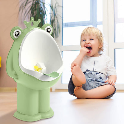 Potty Training Urinal Boy Urinal Kids Toddler Pee Trainer Bathroom Funny Baby Training Potties（Green）