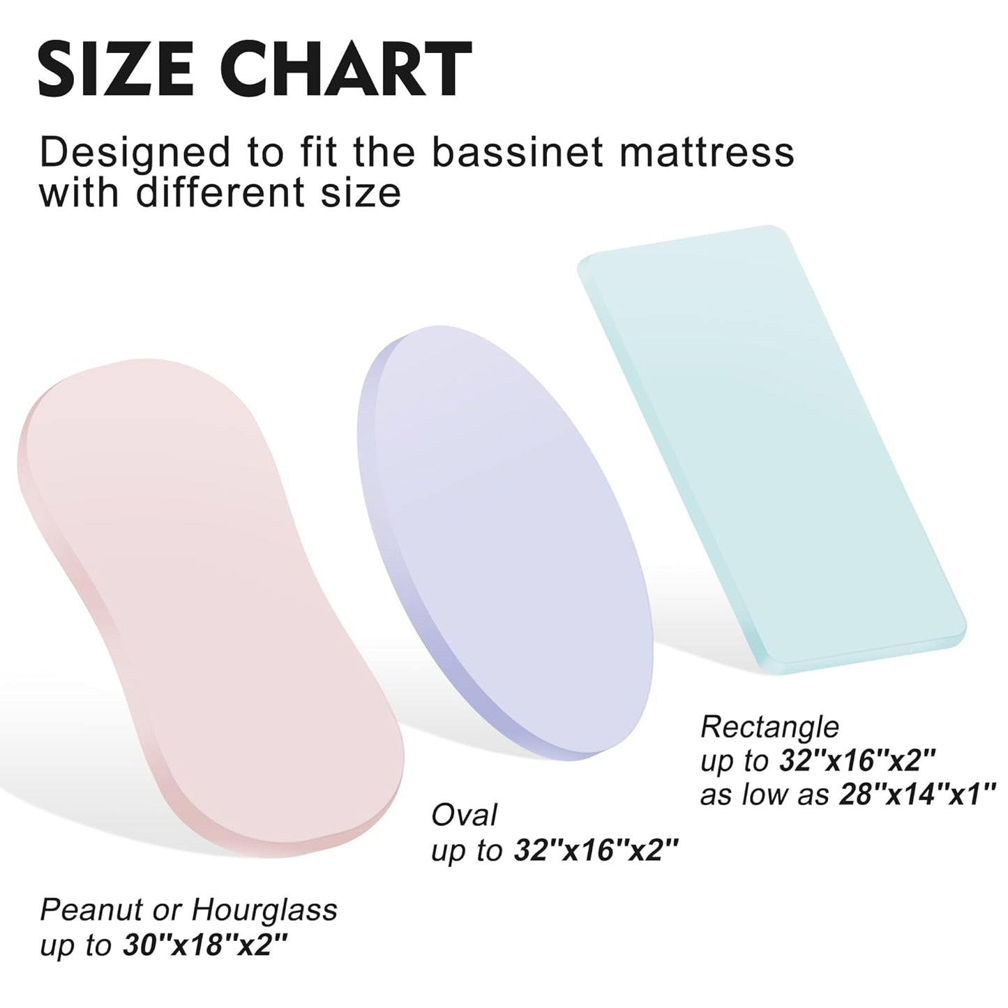 Muslin Bassinet Sheet Compatible with Maxi-COSI Iora & Iora Air Bedside Sleeper - 100% Cotton Rectangular Mattress Pad Cover (33"x20"), Breathable & Soft, Boho (1 Pack Blue)