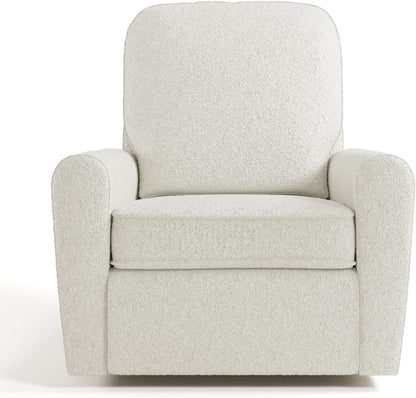 Storkcraft Amalfi Deluxe Power Recliner Swivel Glider – Premium Electronic Nursery Rocking Chair, Oeko-TEX 100 Certified, Includes Dual-USB Charging Port with USB-A & USB-C (Black Boucle)