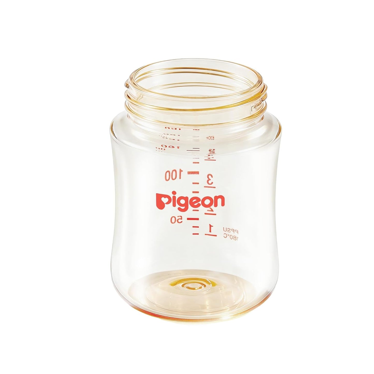 Pigeon PPSU Baby Bottle Replacement Body – 5.4 oz/160 ml, Wide Neck, Heat-Resistant, Drop-Proof, Durable, Easy to Clean, Perfect for Newborns, 1 Pack