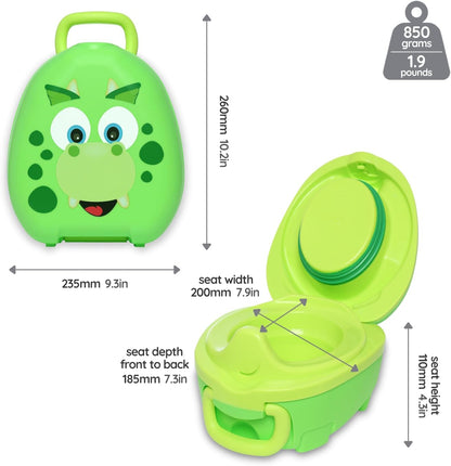 My Carry Potty - Ladybug Travel Potty, Award-Winning Portable Toddler Toilet Seat for Kids to Take Everywhere