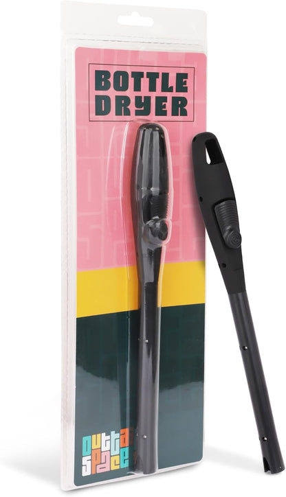 Bottle Drying Wand Tool – Fast Dryer for Baby Bottles, Pump Parts, Wine Glasses & Decanters – Space-Saving, Hygienic Rack Alternative for Travel & Home – Replace Bulky Disgusting Racks