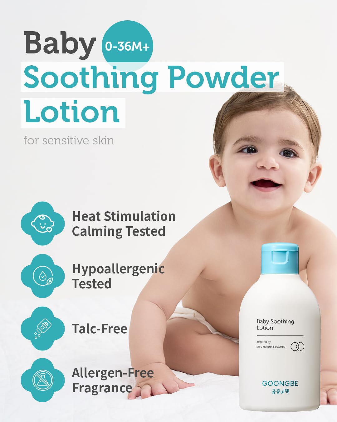 GOONGBE Pri-mmune Calming Diaper Cream - Korean Baby Diaper Cream with Zinc Oxide and Panthenol - Treats, Soothes - Soft Matte Skin, Allergen-Free, 2.7oz.
