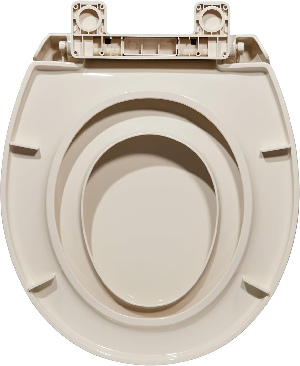 Toilet Seat, Elongated Toilet Seat with Toddler Seat Built in, Potty Training Toilet Seat Elongated Fits Both Adult and Child, with Slow Close and Magnets- Elongated