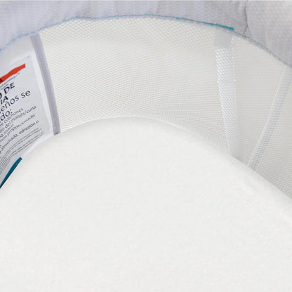 Bassinet Sheets Fit for Simmons Kids By The Bed City Sleeper Bassinet(Twins), Moses Basket and Hospital Bassinet, 100% Cotton, 2 Pack, Gray and White Print - Colors A