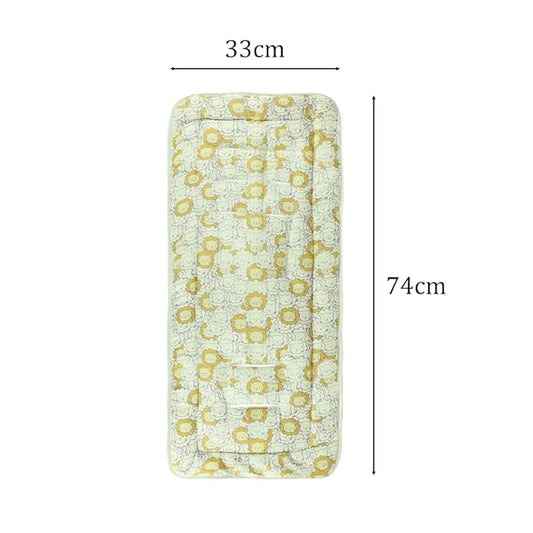 Universal Kids Stroller Seat Liner Cotton Kids Pushchair Cushion Seats Mat Breathable Stroller Liner Insert Mattress Soft Pushchair Seat Pad Pram Cushion Seats Pad Head Neck Body Support for 1-3 Years