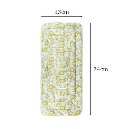 Baby Stroller Seat Liner Kids Pushchair Seat Cushion Mat Universal Breathable Stroller Liner Insert Stroller Cushion Pad Thick Cotton Stroller Liner Seat Pad Cover for (Cute Lions)