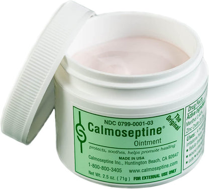 Calmoseptine Cream Skin Protectant - 2.5oz Jar Protects and Helps Heal Skin Irritations, 1/Each by Calmosepti