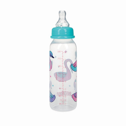 Nuby Printed Non-Drip 8oz Bottle, 3 Pack, Neutral