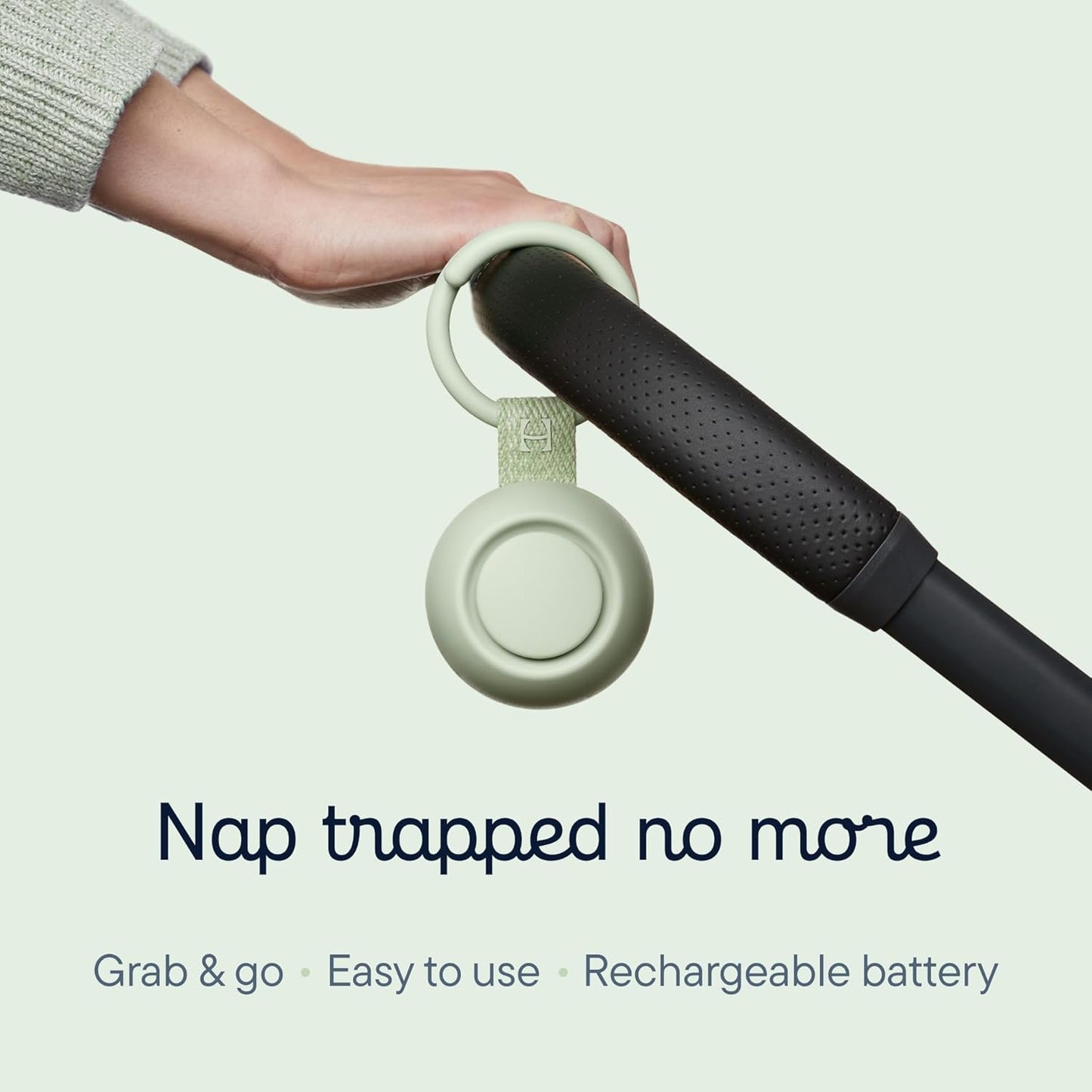 Hatch Go | Portable Sound Machine for Babies and Kids | Sleep Soother | 10 Soothing Sounds | White Noise | Shush | Travel | Registry Gift | Baby Shower | Clips on Stroller | Putty