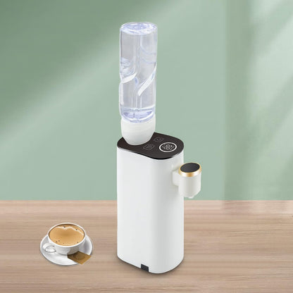 Mini Instant Hot Water Dispenser, Baby Bottle Warmer Formula Dispenser, Mineral/Bottled Water Dispenser, 5 Temperatures Choices, 1500W Portable Water Warmer for Office, Travel, Hotel (Single Machine)