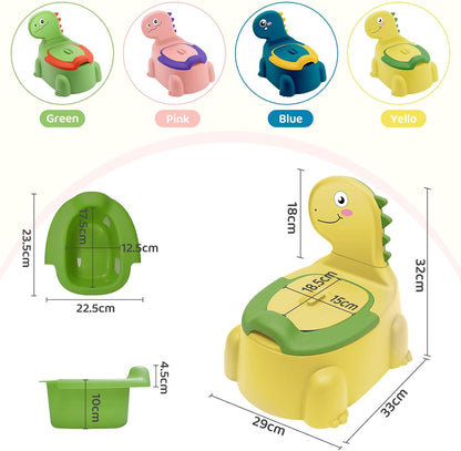 Potty Seat Baby Training Chair Boys Girls Toddler Whale Comfortable children 1-5 years old Baby toilet Animal seat with lid back potty trainer (Pink)