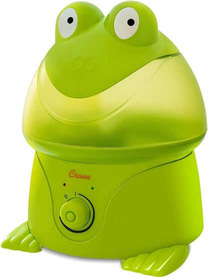 Crane Cute Animal Humidifier for Kids Bedroom and Nursery, Ultrasonic Cool Mist, 1 Gallon, Auto Shut Off, Cool Mist Humidifier