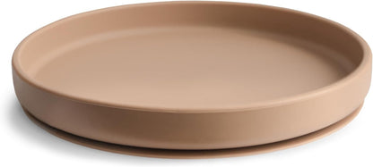 mushie Classic Silicone Suction Plate | BPA-Free Non-Slip Design (Daffodil)