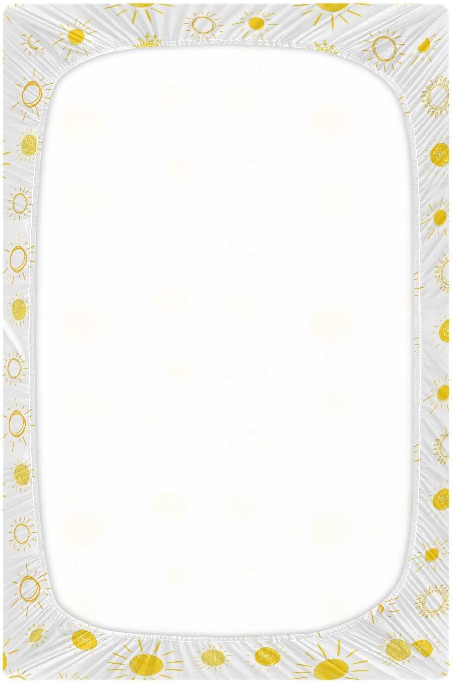 Fitted Crib Sheets Cactus and Floral Stretchy Portable Playard Sheets for Baby Toddler, Breathable Soft Mini Crib Mattress 52 x 28 in for Boys and Girls