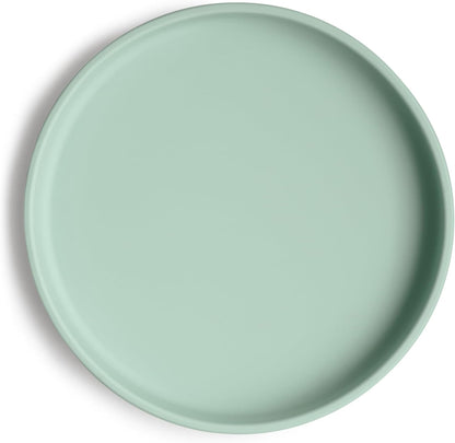 mushie Classic Silicone Suction Plate | BPA-Free Non-Slip Design (Daffodil)