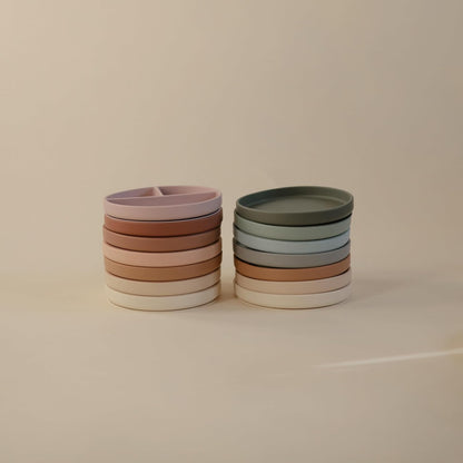 mushie Classic Silicone Suction Plate | BPA-Free Non-Slip Design (Daffodil)