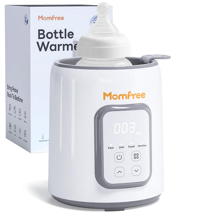 Bottle Warmer, 8-in-1 Fast Baby Bottle Warmer for Breastmilk and Formula,Milk Warmer with Accurate Temperature Control and Automatic Shut-Off,Multifunctional Bottle Warmers for All Bottles (Purple)