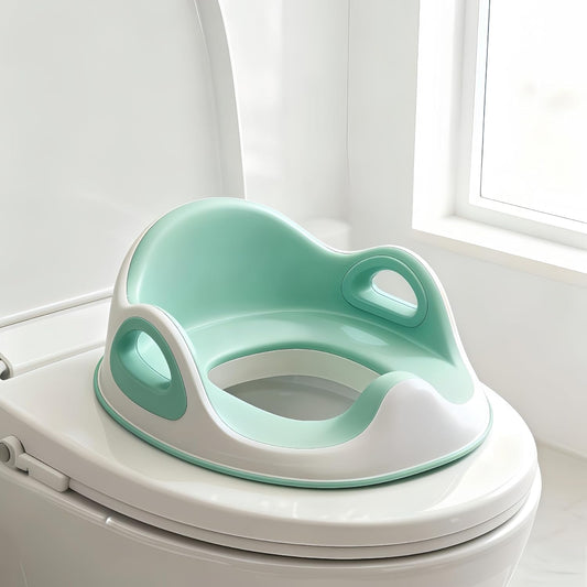 Potty Training Seat for Boys and Girls – Baby Potty Training Seat with Detachable Soft Cushion Sturdy Handle and Backrest，Toddler Potty Training Toilet Seat for Kids, Splash Guard for Toilet Toddler